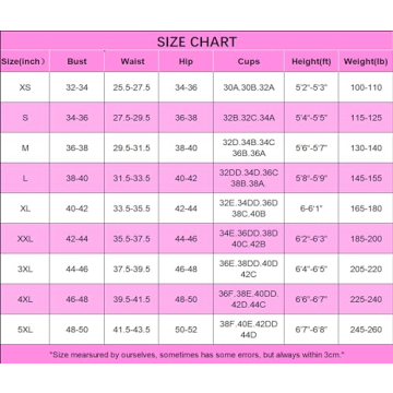 Avidlove Women Lace V Neck Babydoll Chemise in Pink