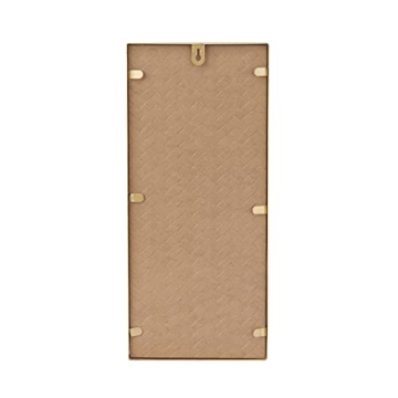 CosmoLiving Metal Geometric Candle Wall Sconce in Gold