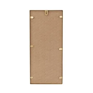 CosmoLiving Metal Geometric Candle Wall Sconce in Gold