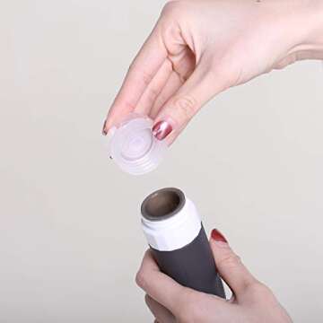 AMMAX Travel Bottles, Leakproof Silicone Refillable Travel Containers, Squeezable Tube Sets Cosmetic Toiletry Containers for Shampoo Lotion Soap 4 Pack (3 fl. oz)