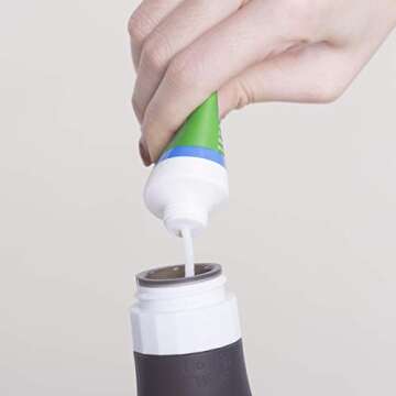 AMMAX Travel Bottles, Leakproof Silicone Refillable Travel Containers, Squeezable Tube Sets Cosmetic Toiletry Containers for Shampoo Lotion Soap 4 Pack (3 fl. oz)