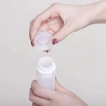 AMMAX Travel Bottles, Leakproof Silicone Refillable Travel Containers, Squeezable Tube Sets Cosmetic Toiletry Containers for Shampoo Lotion Soap 4 Pack (3 fl. oz)