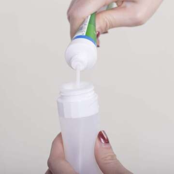 AMMAX Travel Bottles, Leakproof Silicone Refillable Travel Containers, Squeezable Tube Sets Cosmetic Toiletry Containers for Shampoo Lotion Soap 4 Pack (3 fl. oz)