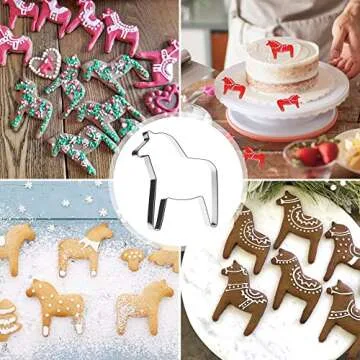 COLIBROX Scandinavian Sweden Swedish Dala Horse Cookie Cutter #186HOR