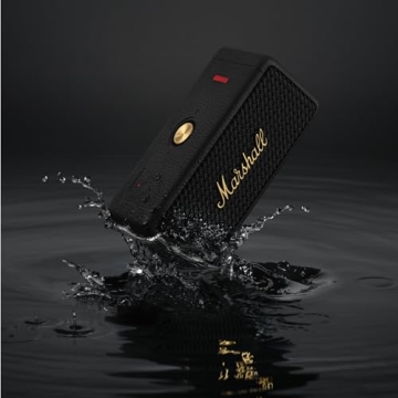 Marshall Emberton II Bluetooth Speaker - Black & Brass