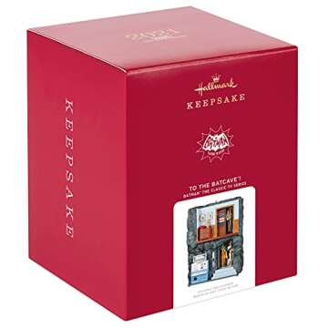 Hallmark Keepsake Christmas Ornament 2021, DC Comics Batman Classic TV Series to The Batcave!, Light, Sound and Motion