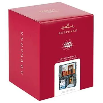 Hallmark Keepsake Christmas Ornament 2021, DC Comics Batman Classic TV Series to The Batcave!, Light, Sound and Motion