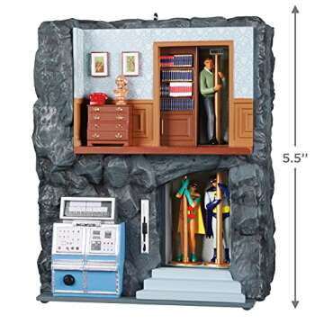 Hallmark Keepsake Christmas Ornament 2021, DC Comics Batman Classic TV Series to The Batcave!, Light, Sound and Motion