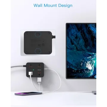 Surge Protector Power Strip with USB Charging Ports