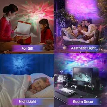 Kathluce Galaxy Projector: Astronaut Night Light for Rooms