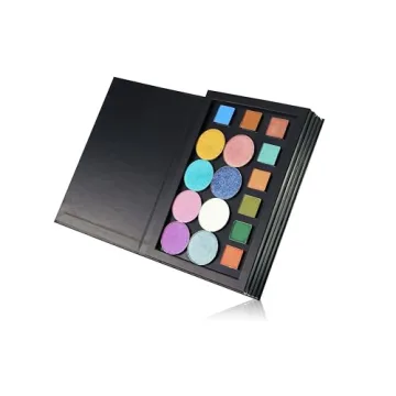 Coosei Book Shaped Magnetic Eyeshadow Palette - Large Space