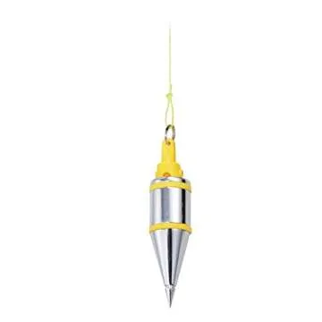 Tajima Plumb Bob Set - 14 oz Magnetic Tool with Quick Stabilization