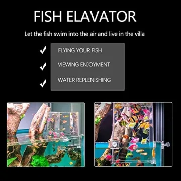 Hifybaty Clear Fish Elevator with Auto-Refill for Tanks