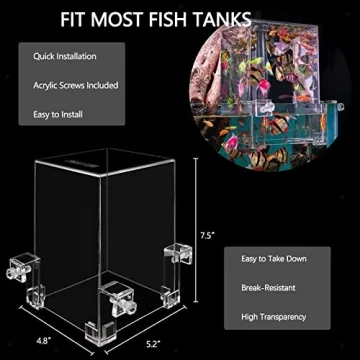 Hifybaty Clear Fish Elevator with Auto-Refill for Tanks