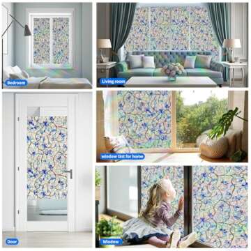 Decorative Window Film for Privacy and Sunlight