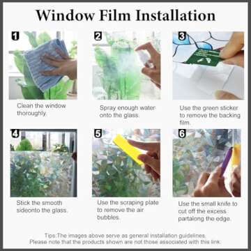Decorative Window Film for Privacy and Sunlight