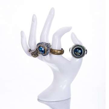 Maxsirui Hand Form Ring Holder Jewelry Display Organization Rack Bracelet Ring Watch Stand Support A...