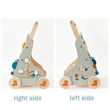 Pairpear Baby Push Walker with Engaging Activity Toys