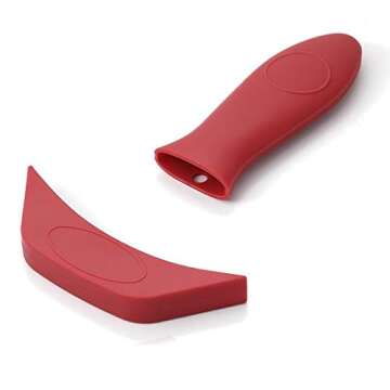 Versatile Silicone Hot Handle Cover - Red