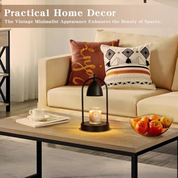 CANMEIJIA Dimmable Candle Warmer Lamp with Timer Safe Home Decor