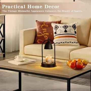 CANMEIJIA Dimmable Candle Warmer Lamp with Timer Safe Home Decor