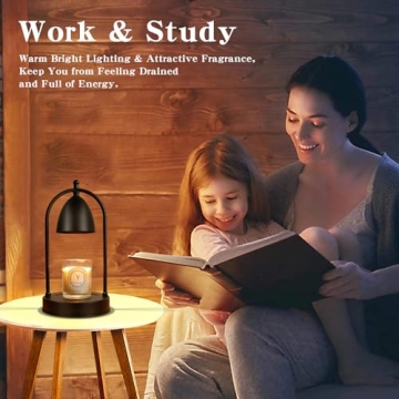 CANMEIJIA Dimmable Candle Warmer Lamp with Timer Safe Home Decor