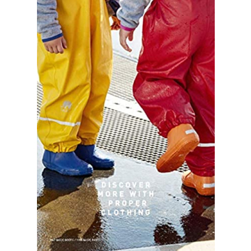 CeLaVi Kids Waterproof Rain Pants Dungarees for All Weather