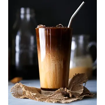 Set of 10 Premium 16oz Drinking Glasses - Stackable & Dishwasher Safe