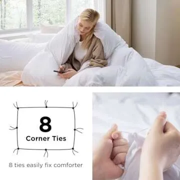 Luxurious Bright White Duvet Cover Set for Ultimate Comfort