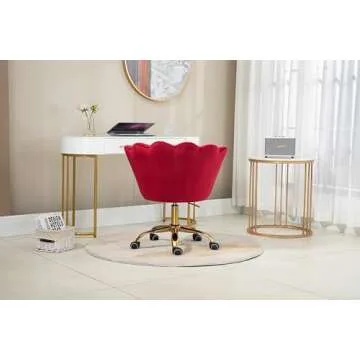 Stylish ZOBIDO Velvet Task Chair for Home & Office