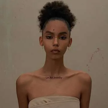 Stunning 14K Gold Paperclip Link Earrings for Women