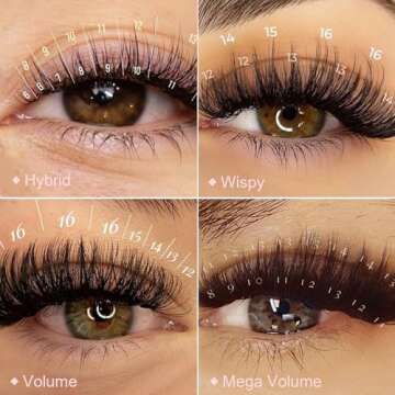 ALLOVE Super Easy Fan Volume Lash Extensions - Effortless Beauty