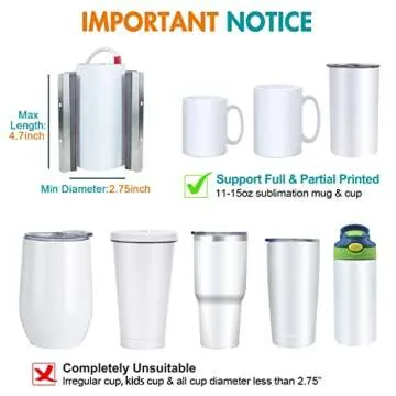 Realkant Mug Press for Sublimation Crafts and Gifts