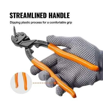 VEVOR 8'' Bolt Cutter: Durable and Ergonomic Tool