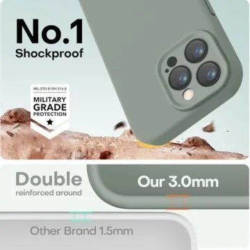 LOVE 3000 iPhone Case in Calke Green Silicone