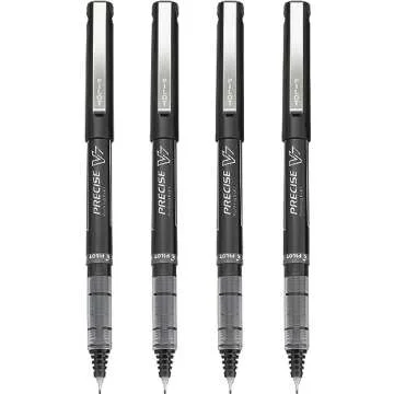 Pilot Precise V7 Liquid Ink Rolling Ball Pens - Pack of 4