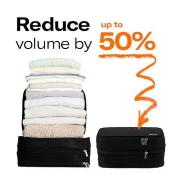 BRANDEN Compression Packing Cube - Travel Essentials Organizer