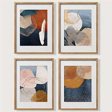 YUMKNOW Boho Abstract Art - Modern Prints for Home Decor