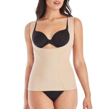 Maidenform womens Your Own Bra Torsette Fl1866 shapewear tops, Body Beige, Medium US