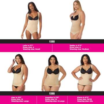 Maidenform womens Your Own Bra Torsette Fl1866 shapewear tops, Body Beige, Medium US