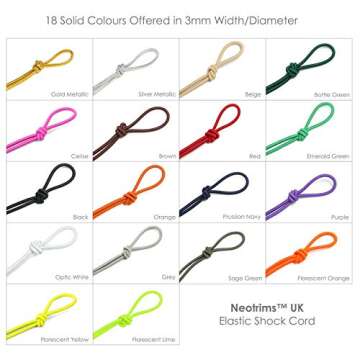 Elastic Stretch Shock Cord for Crafts & Outdoor Use