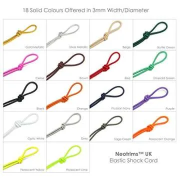 Elastic Stretch Shock Cord for Crafts & Outdoor Use