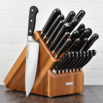 Wusthof Classic 26 Piece Knife Block Set for Chefs