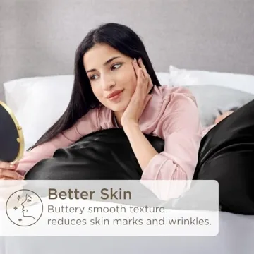 Bedsure Satin Pillowcase Set for Hair and Skin Care