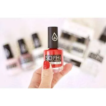 Non Toxic SOPHi Nail Polish - Red Bottom Stilettos Style