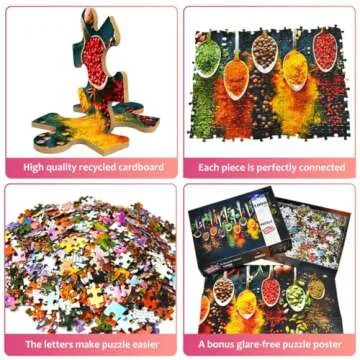 Jigsaw Puzzles for Adults 1000 Piece Puzzle for Adults 1000 Pieces Puzzle 1000 Pieces-World Spices