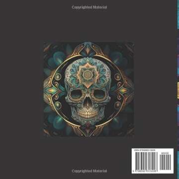 SKULLS in KALEIDOSCOPE COLORING BOOK: COLORING IS CALMING
