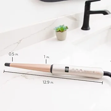 Remington Shine Therapy Curling Wand Argan Oil Keratin Infused