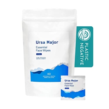 URSA MAJOR Essential Face Wipes | Natural, Biodegradable, Cruelty-Free