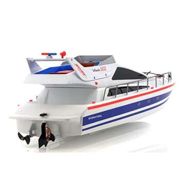 POCO DIVO Atlantic Yacht Luxury Modern Cruise 28" RC Model Boat Radio Remote Control Speed Watercraf...